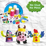 My Big Craft Box - 4 Papper Cup Puppets