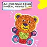 Paper Crumpling Cutties Theme - Just Peel , Crush and Stick