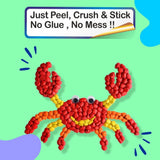 Paper Crumpling Ocean Theme - Just Peel, Crush and Stick