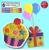 Paper Crumpling Party Theme - 6 Large Design Cutouts