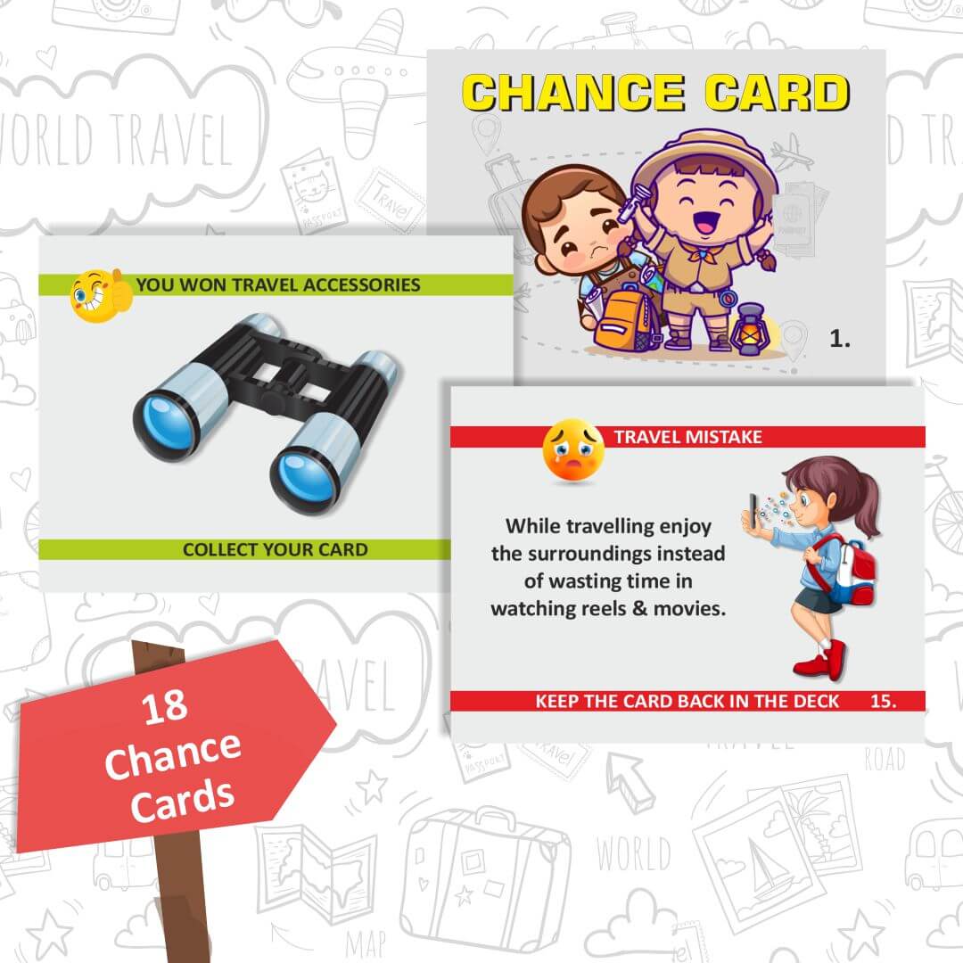 Discover India Chance card