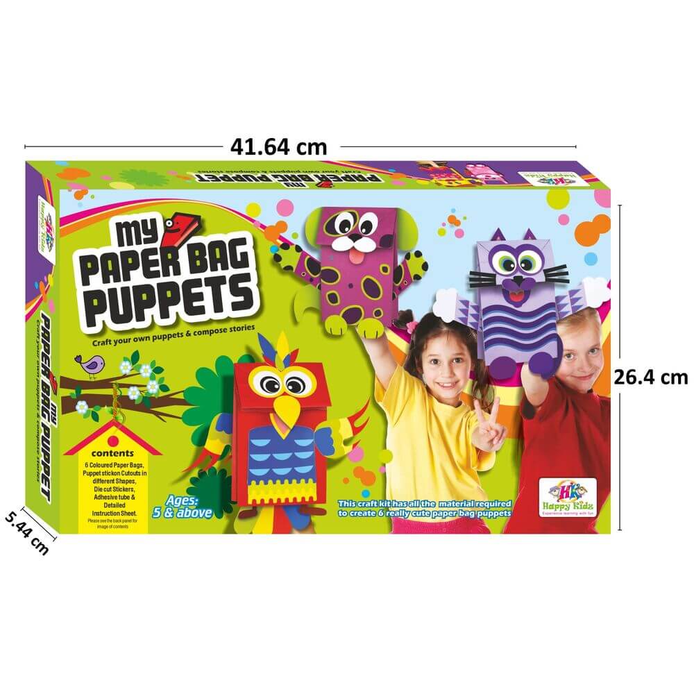 Paper Bag Puppets - Dimensions