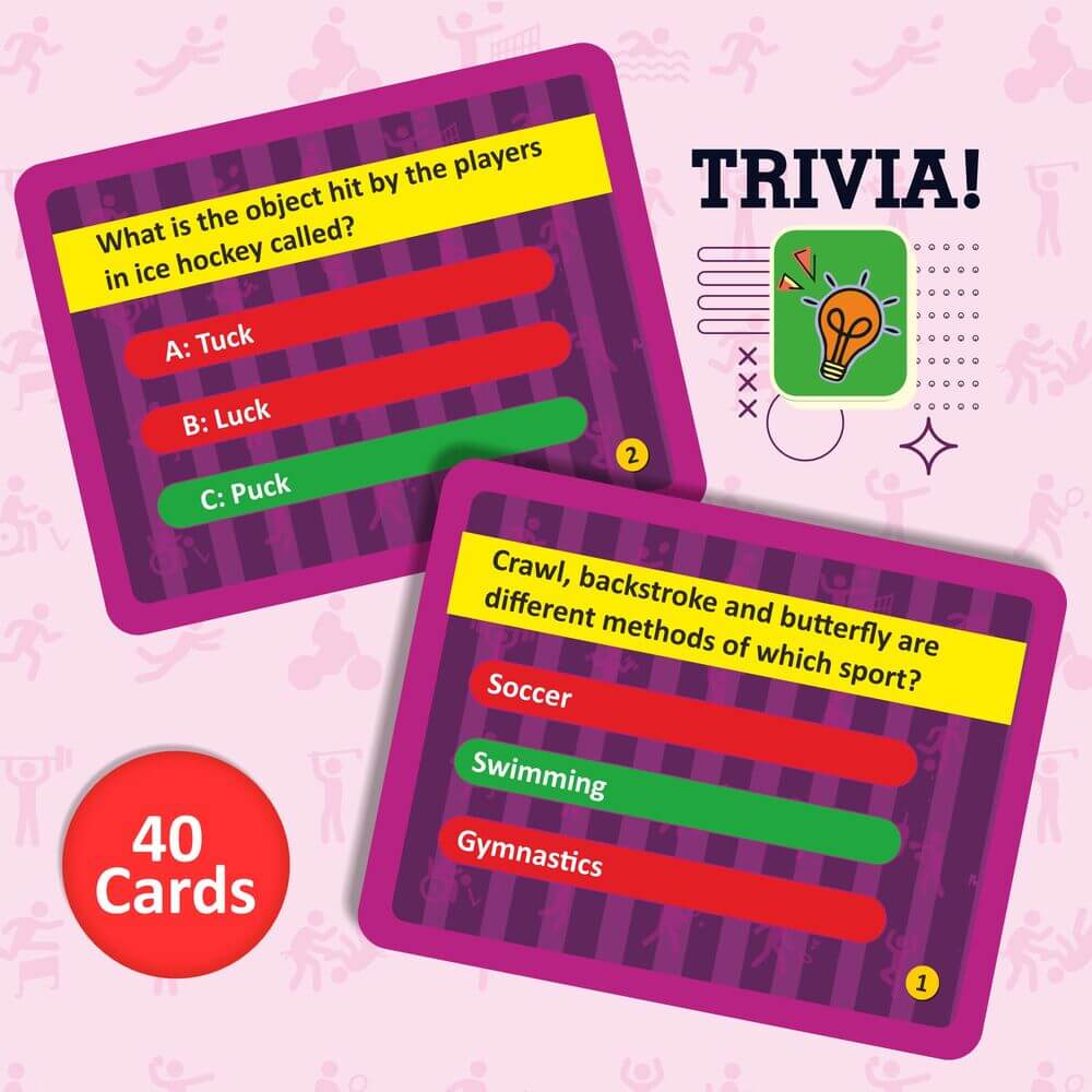 Sportspedia - Trivia 40 Cards