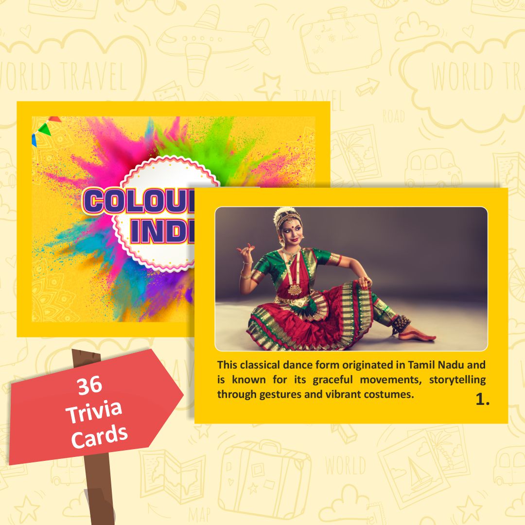 Discover India 36 Trivia Cards